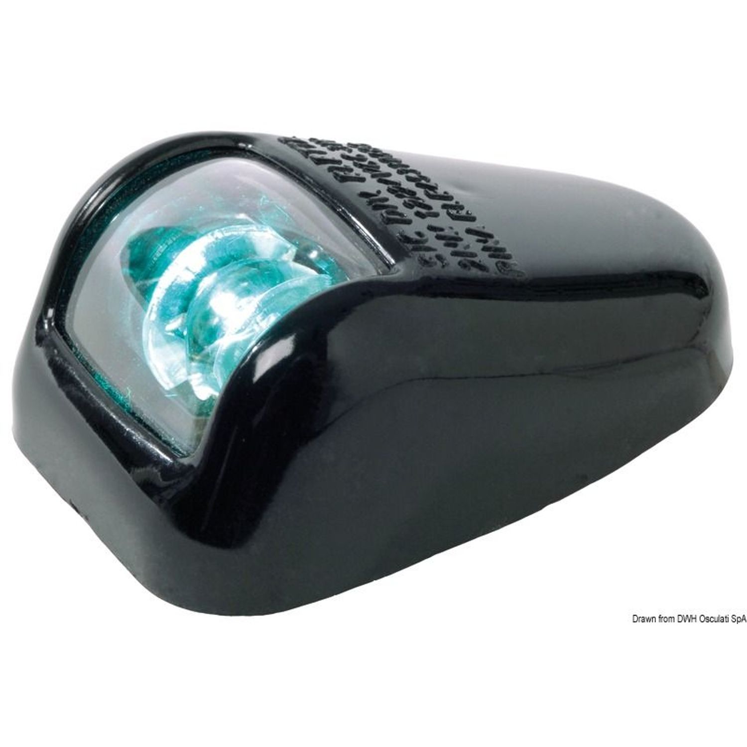 Orions svart LED-lanterne 360°