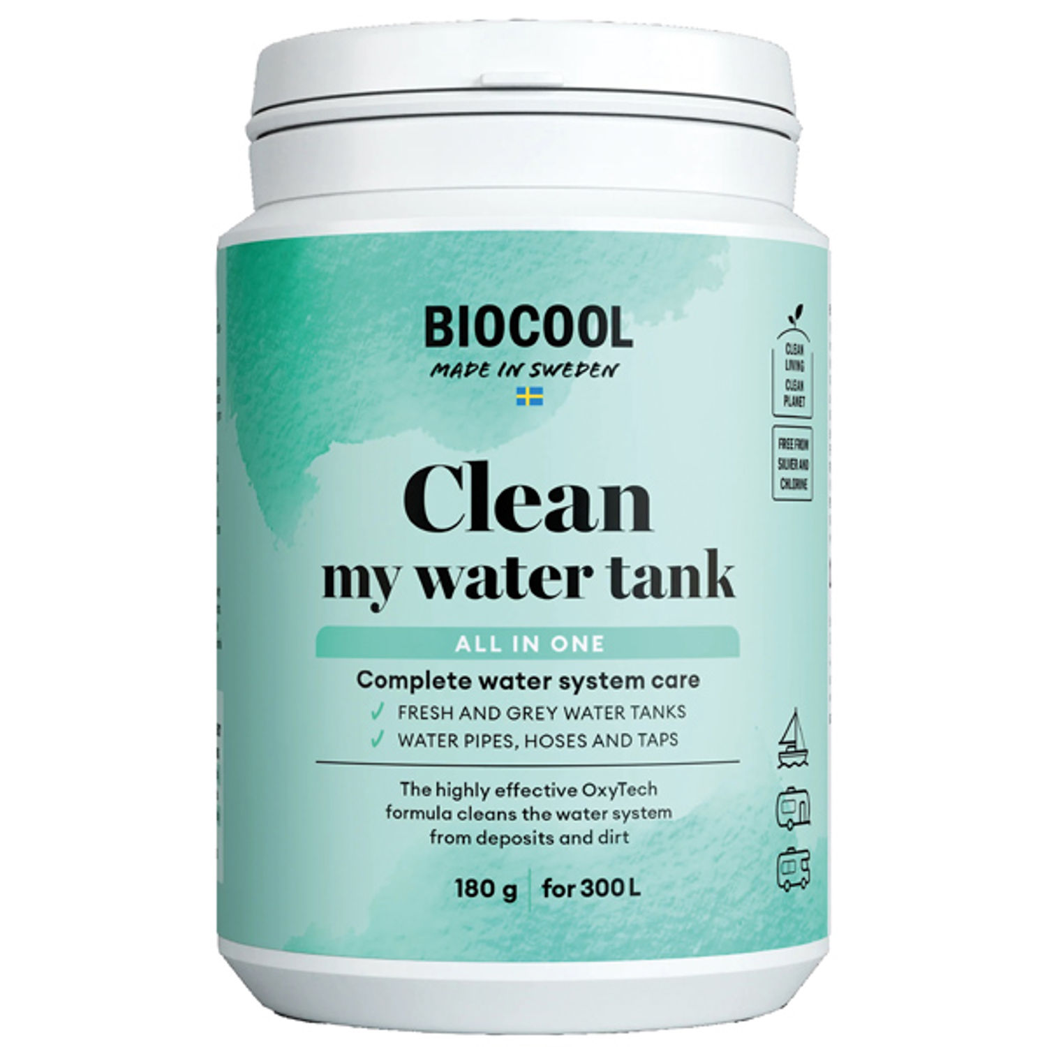 BioCool Clean Water Tank 180 g pulver
