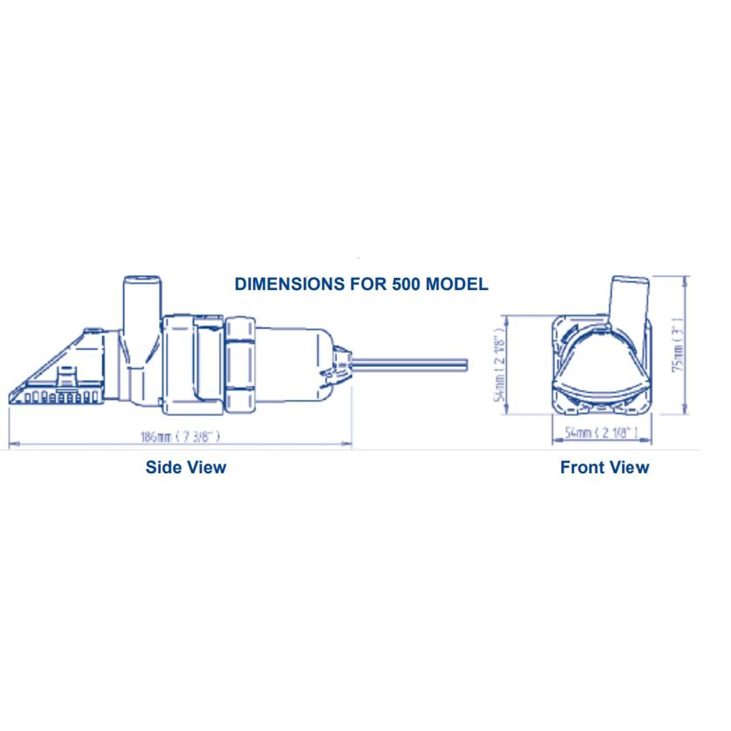 Whale Supersub 500 Elektrisk Lensepumpe 12v