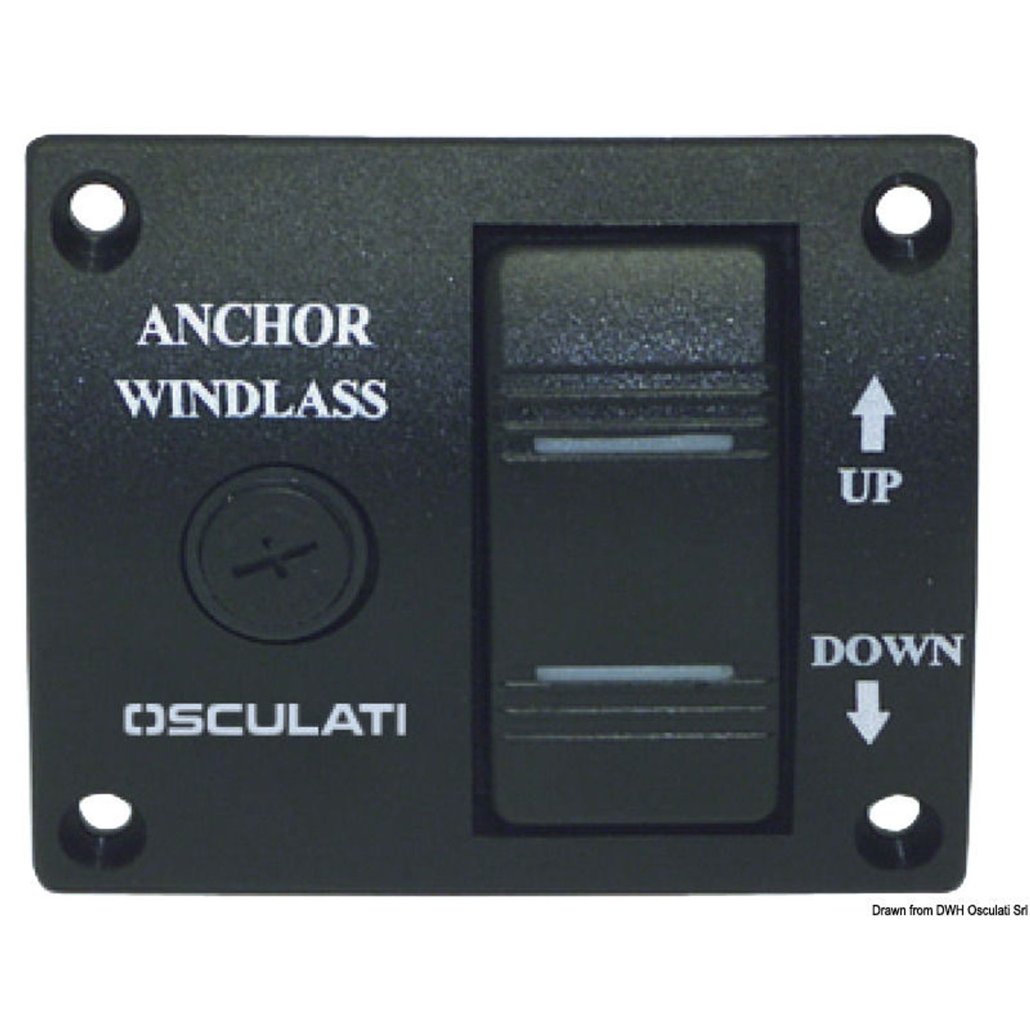 Kontrollpanel for ankerspill 75 x 62 mm