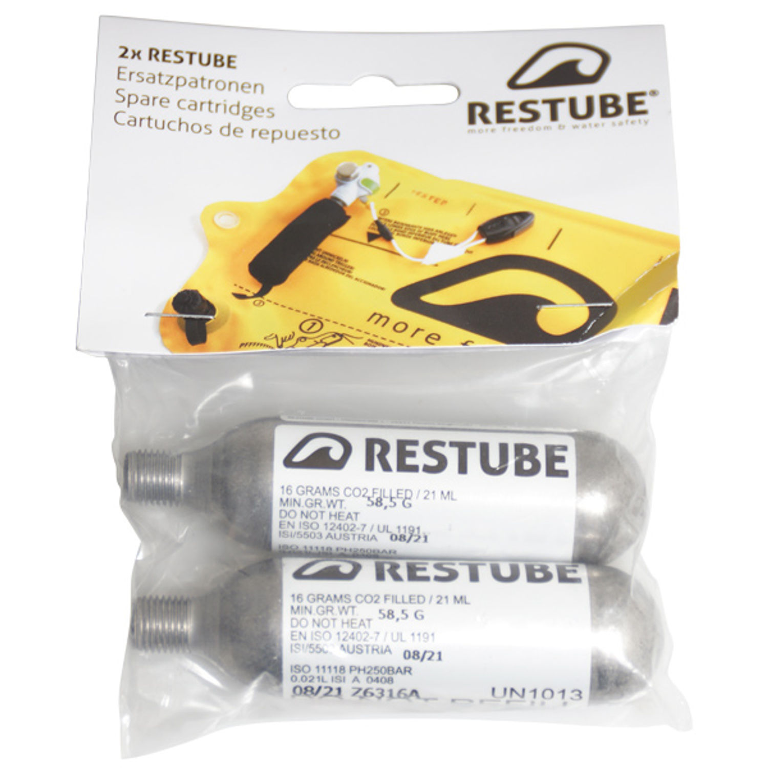 Restube patruuna 2kpl 16g PFD:hen (pelastusvene)