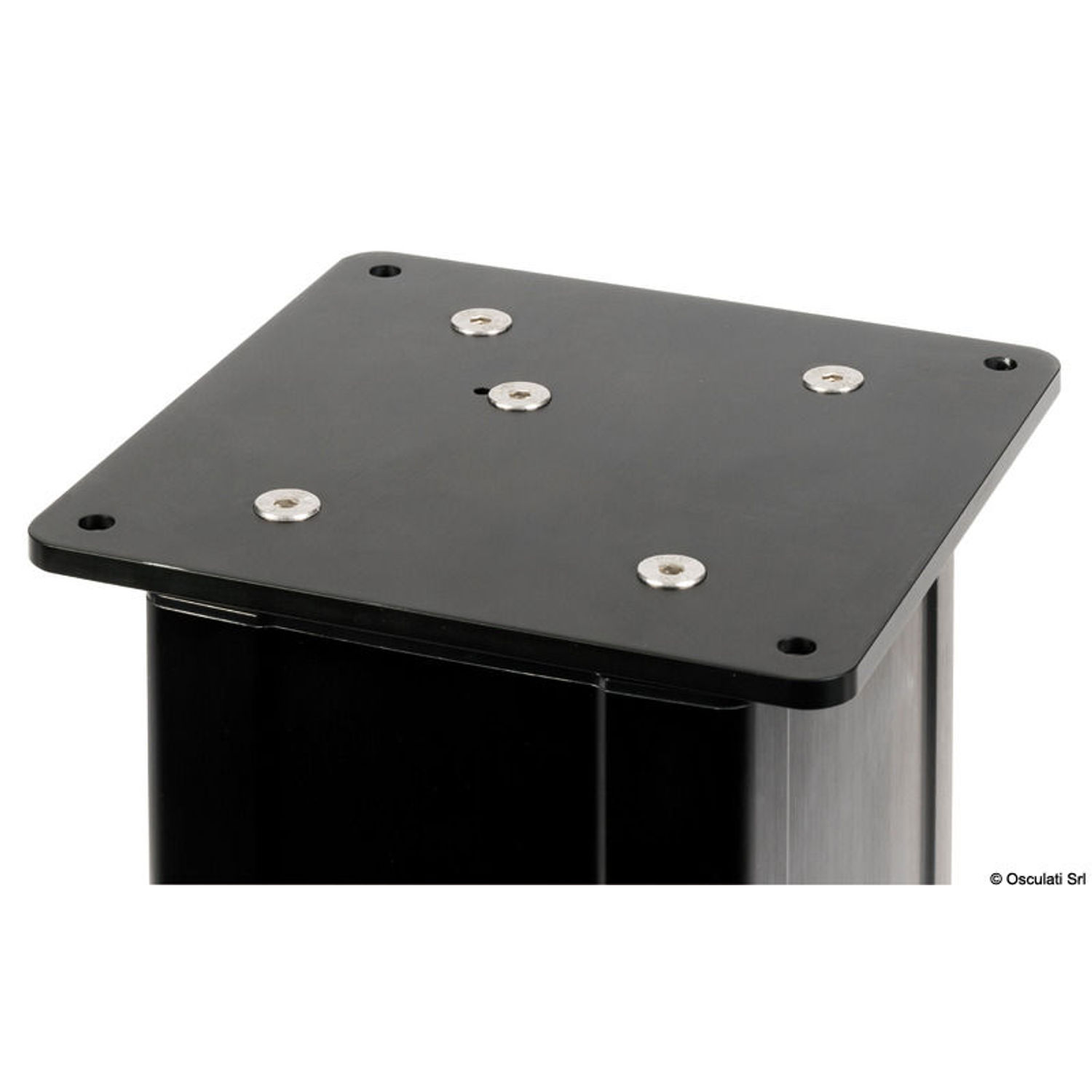 Trestegs elektriskt bordsstativ 24 V silver