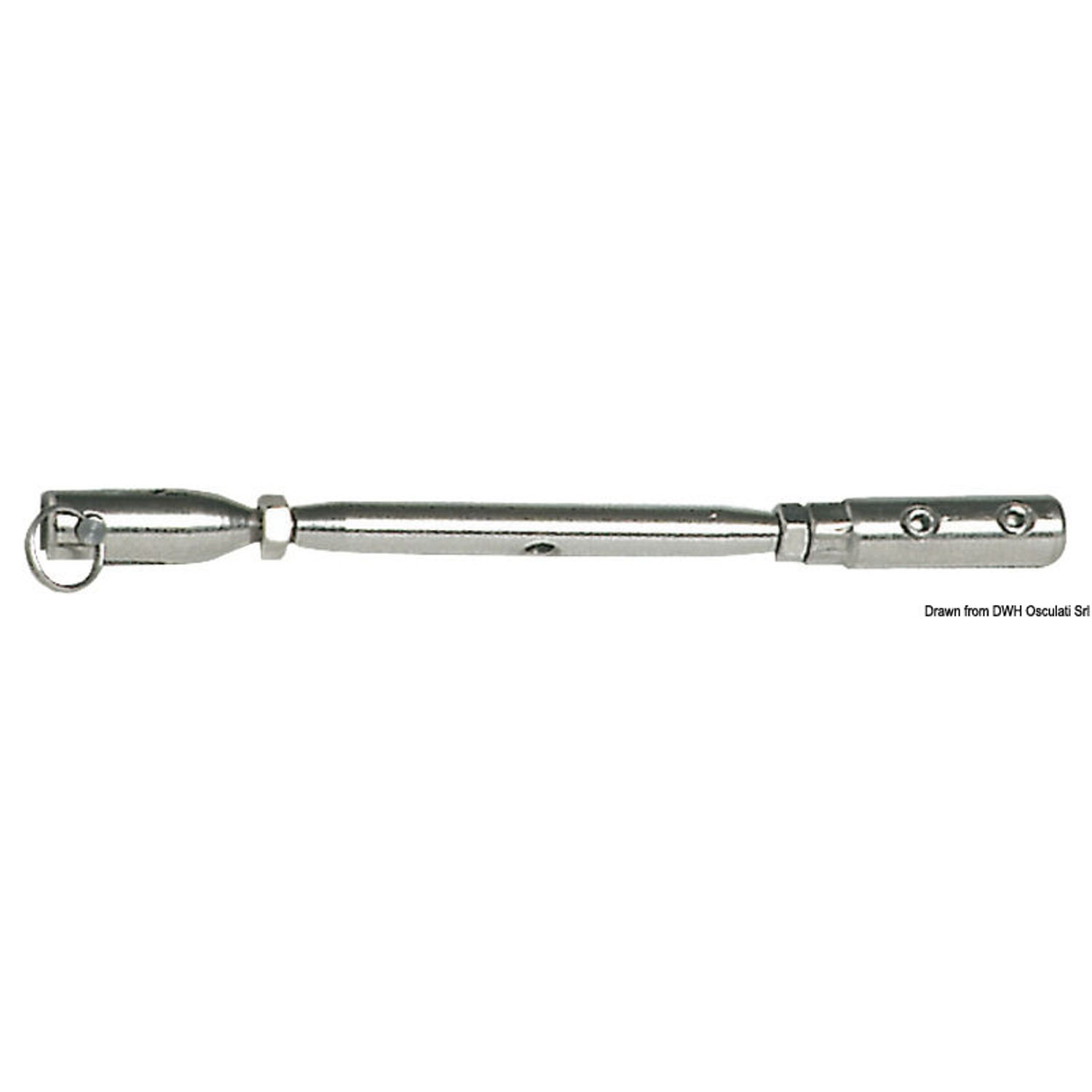 Strekkfisk for rekkewireender, wire 5/6 mm