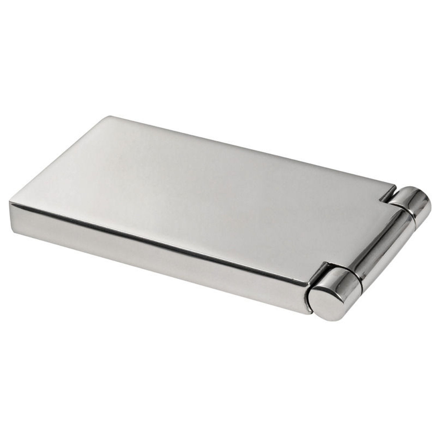 Innfelt hengsel speilpolert AISI316 75x35 mm