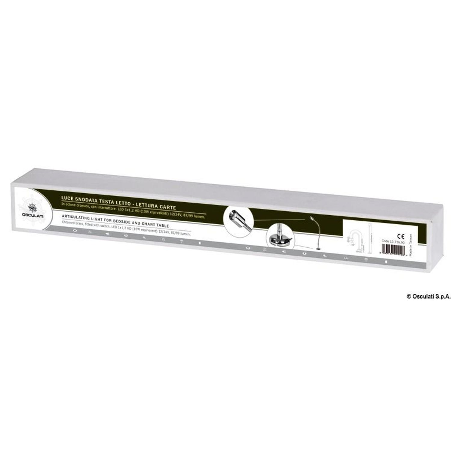 Leddelt LED-lys 10 W 12/24 V