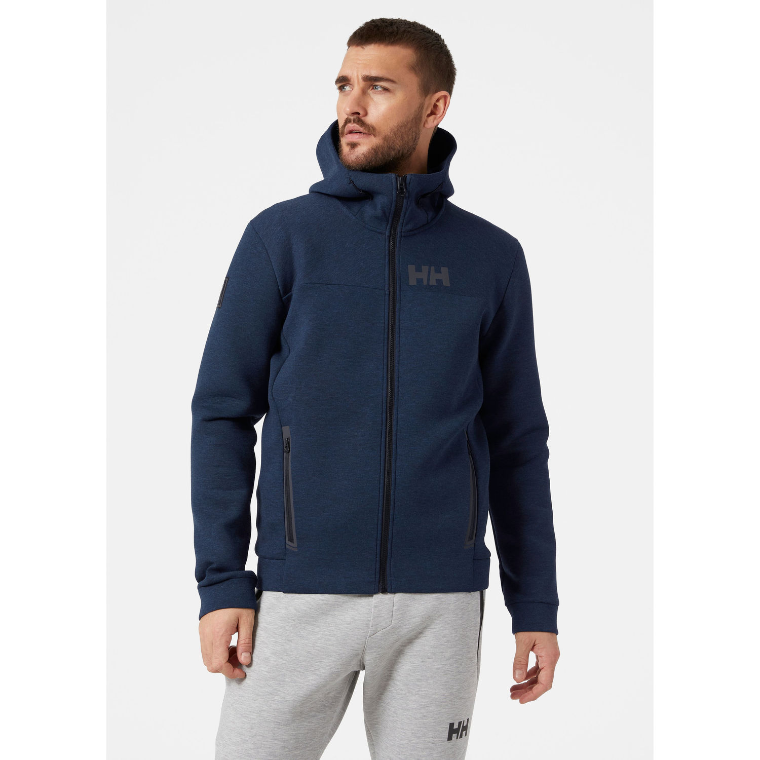 Helly Hansen HP Ocean Full-zip Hoodie Herr Marinblå