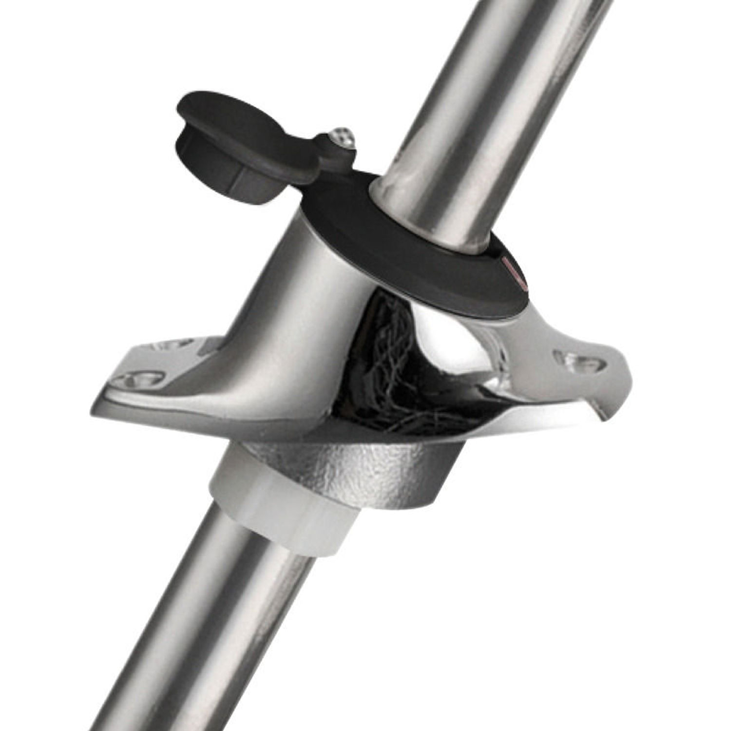 360° standard ankerlanterne med svart uttrekkbar stang, 60 cm