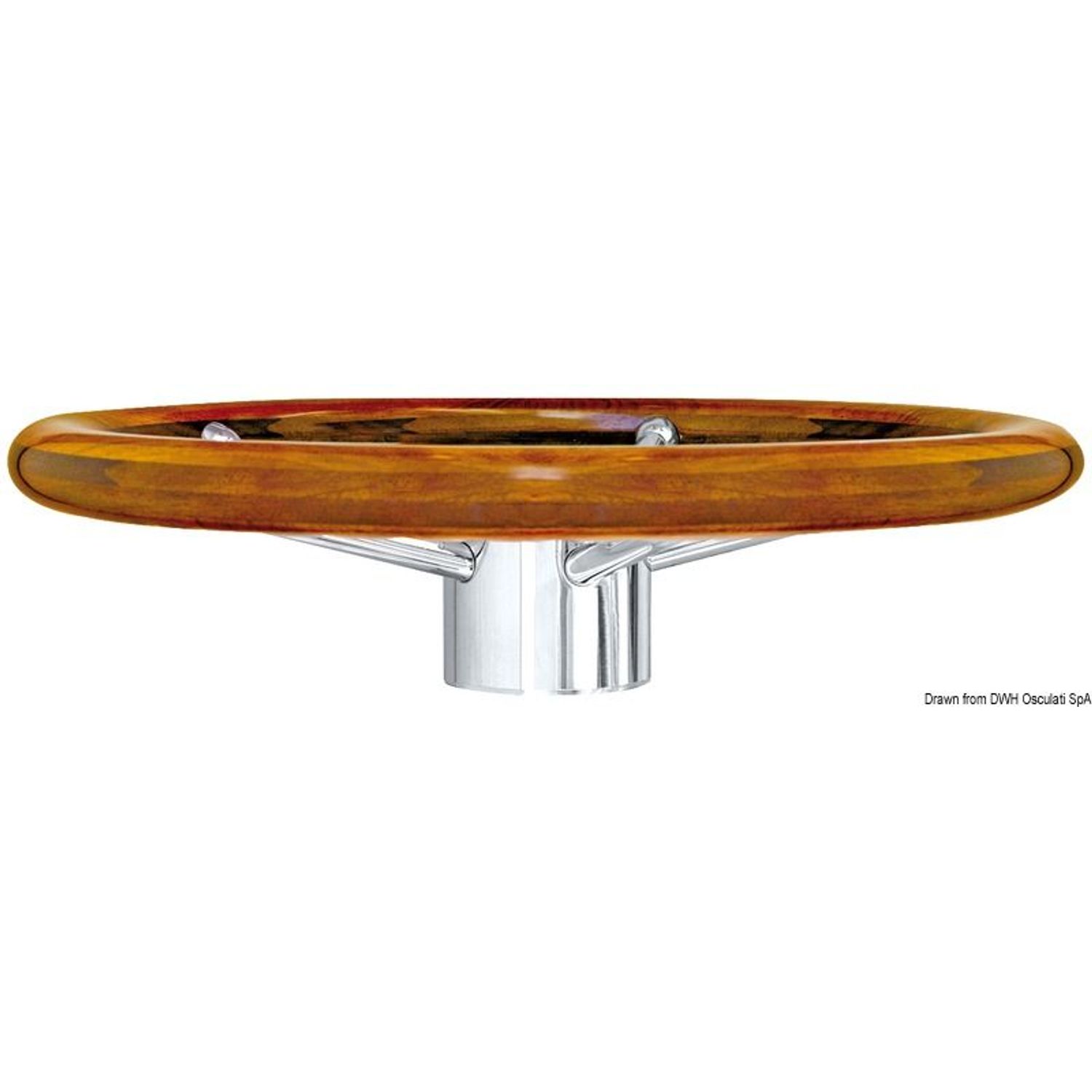 Ratt med ytre ring i teak 350 mm