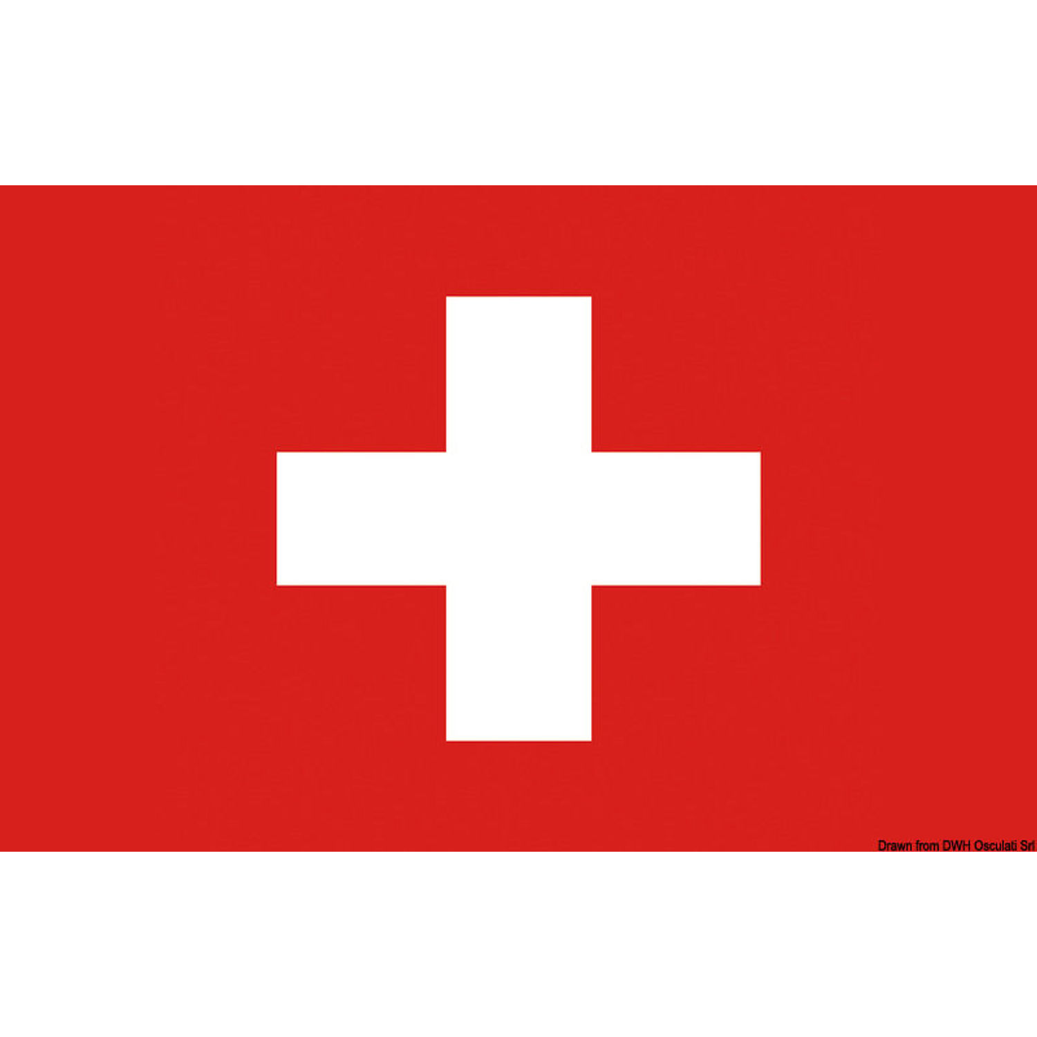 Schweizisk flagga 80 x 120 cm