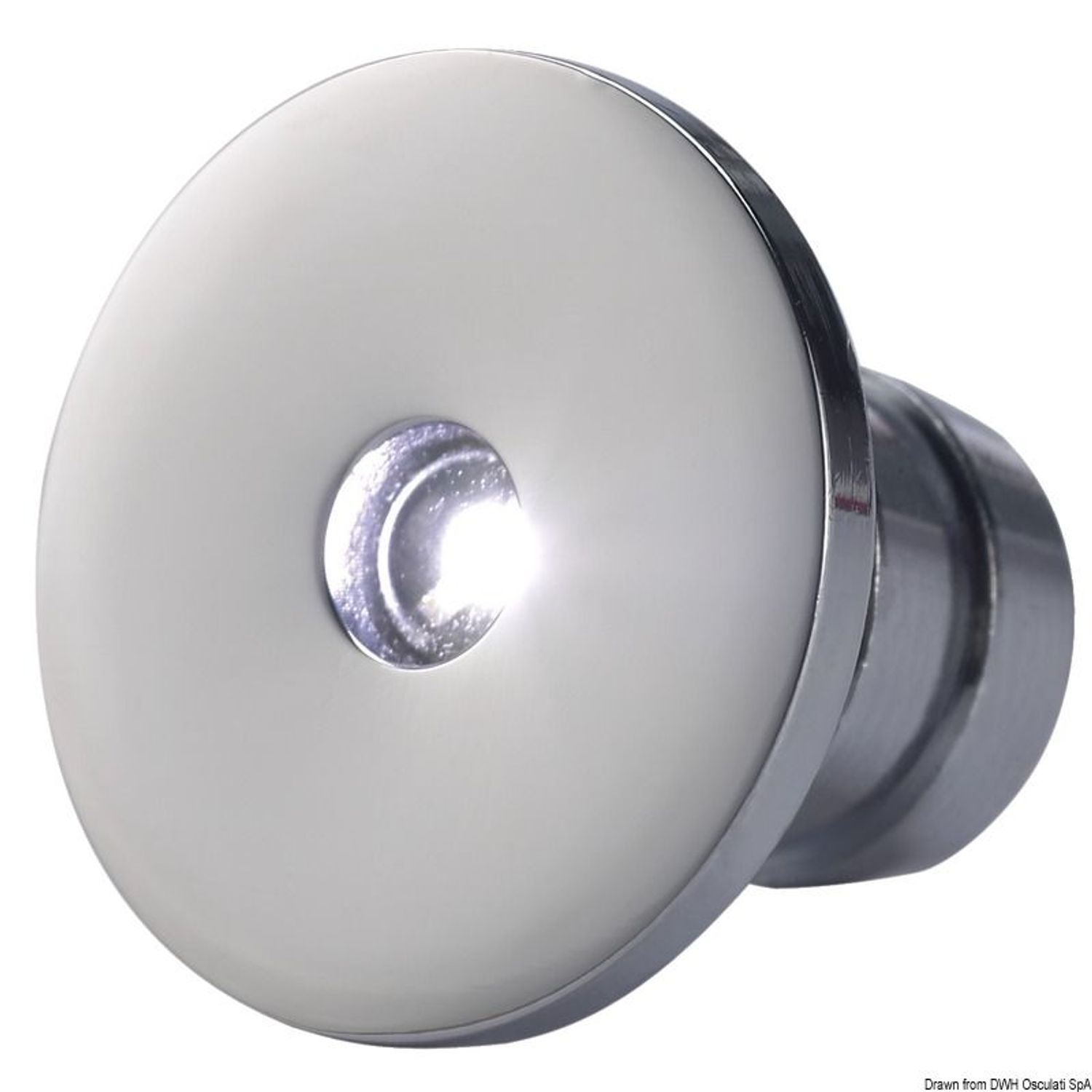 Apus-R LED courtesylys hvit
