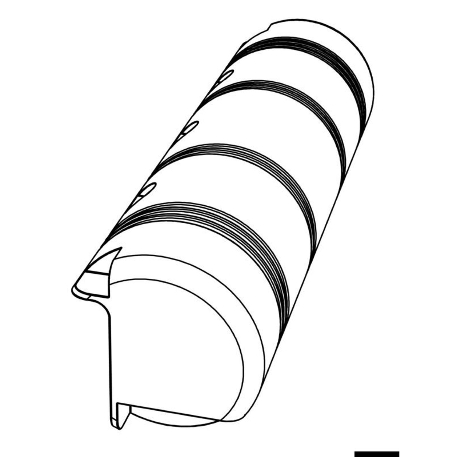 BIG FENDER laituriin ja paaluun valkoinen 90 cm