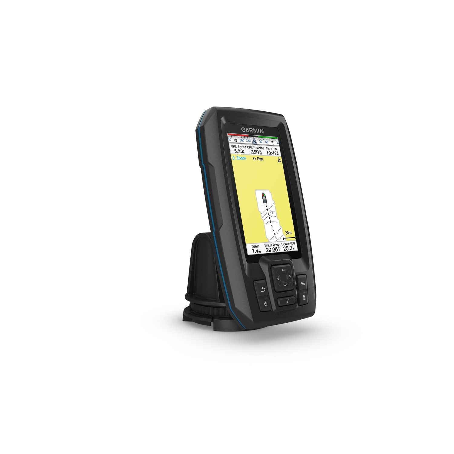 Garmin STRIKER™ GPS Fishfinder Plus 4 med Dobbeltstråletransducer