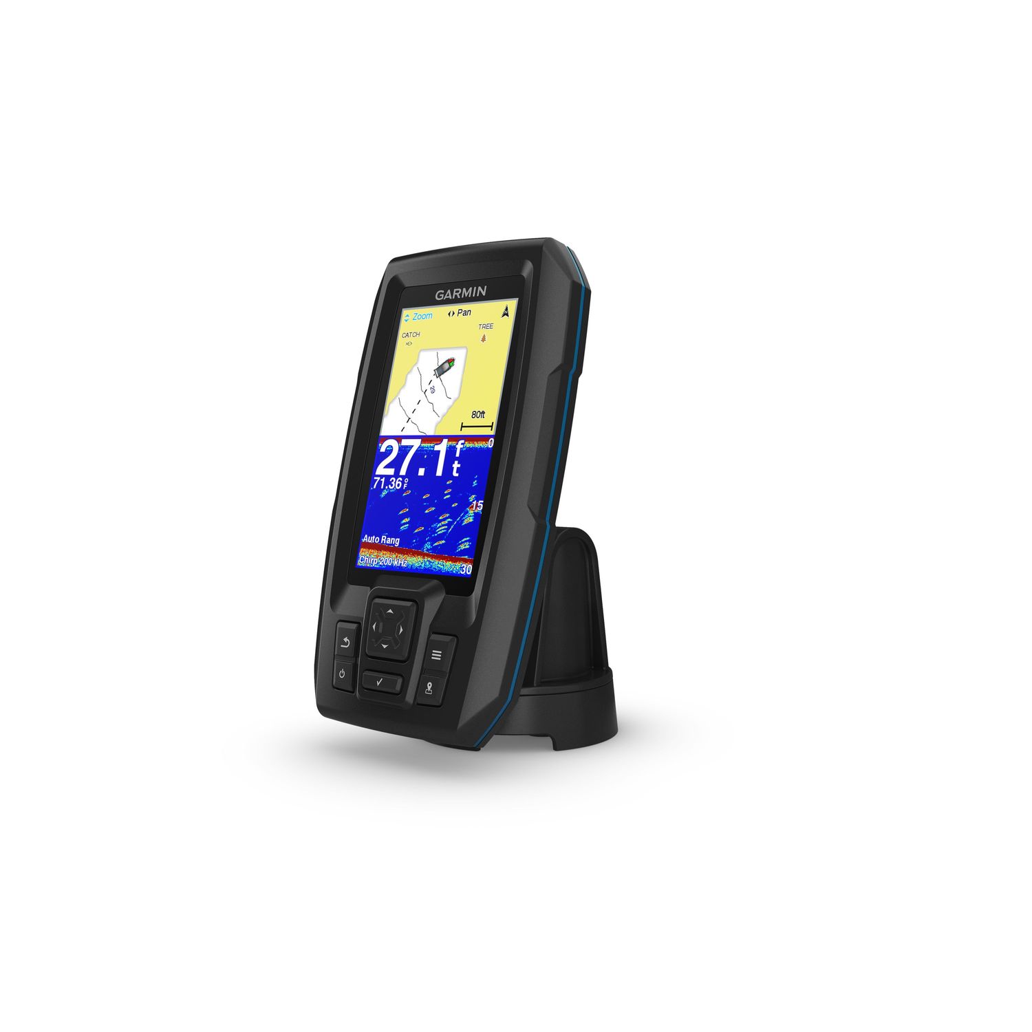 Garmin STRIKER™ GPS Fishfinder Plus 4 med Dobbeltstråletransducer