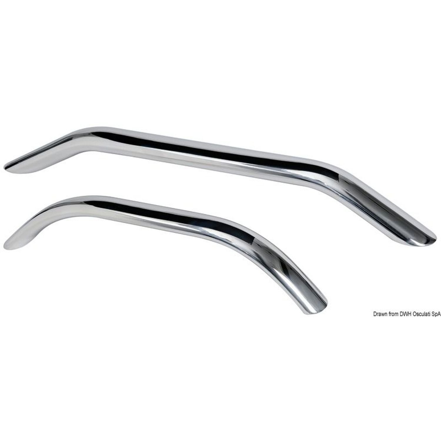 Handräcke AISI316 20x40 mm 457 mm