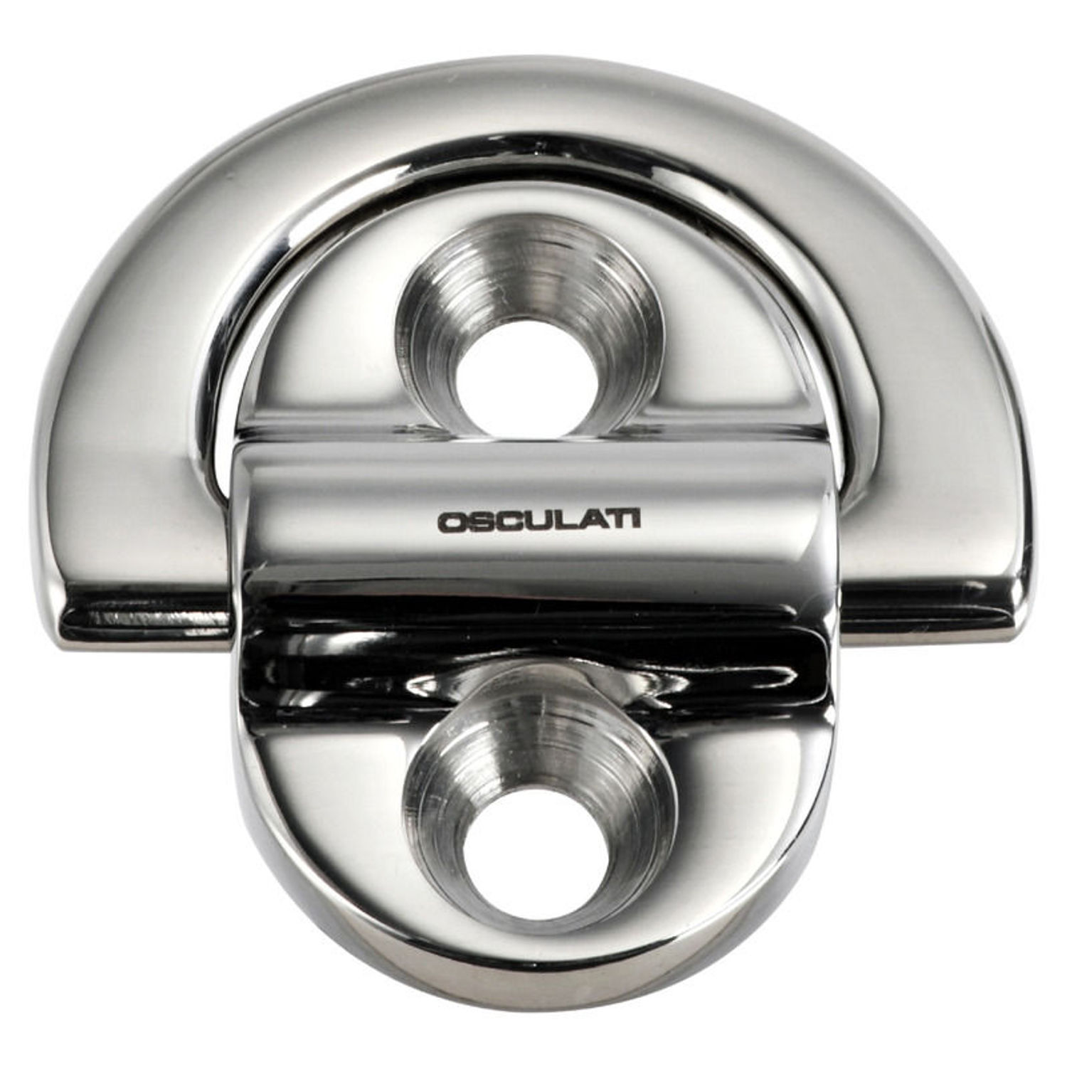 Nedfellbar padeye 45x45 mm 6 mm ring (2 hull) Bruddlast kg 1800