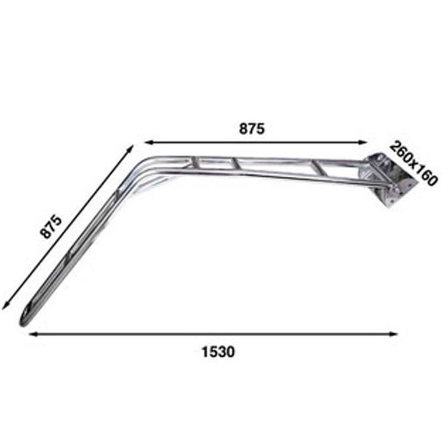 Båtsystem Davit DV32-1 For avrundet akter