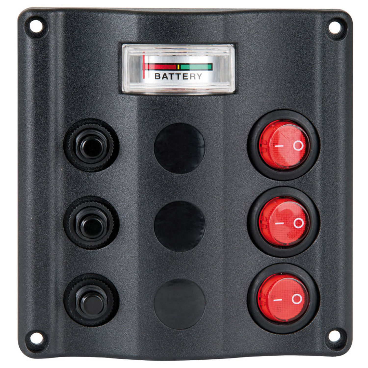 Wave sähköinen ohjauspaneeli 3 + 12 V -volttimittari