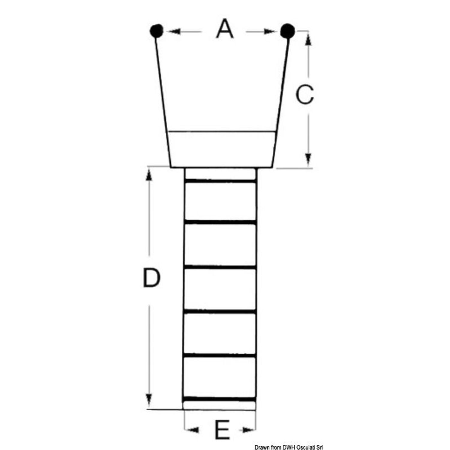 Plattform/landgång/stege, stor