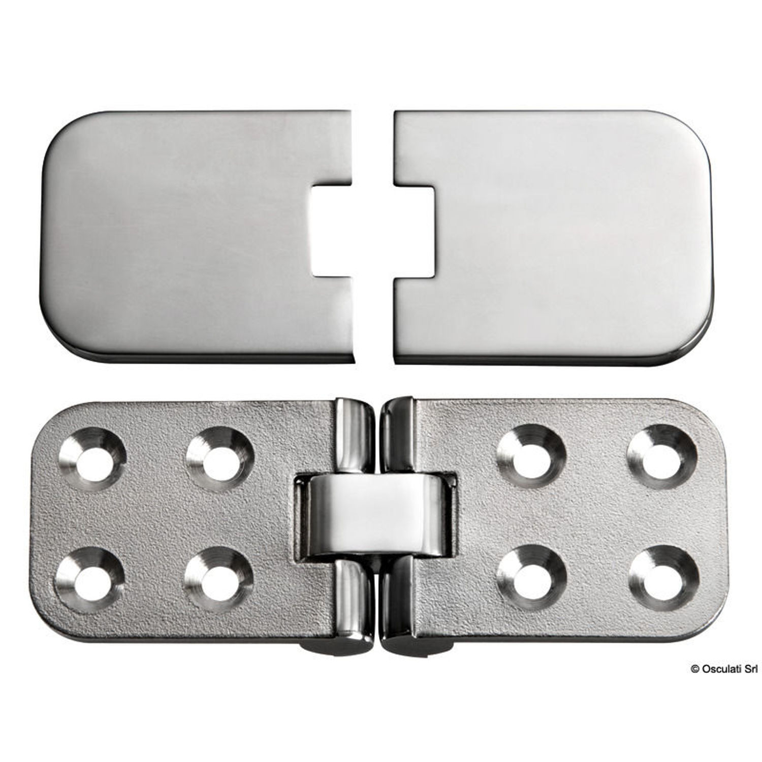 Foldbart præcisionshængsel med 180° rotation 110x42 mm