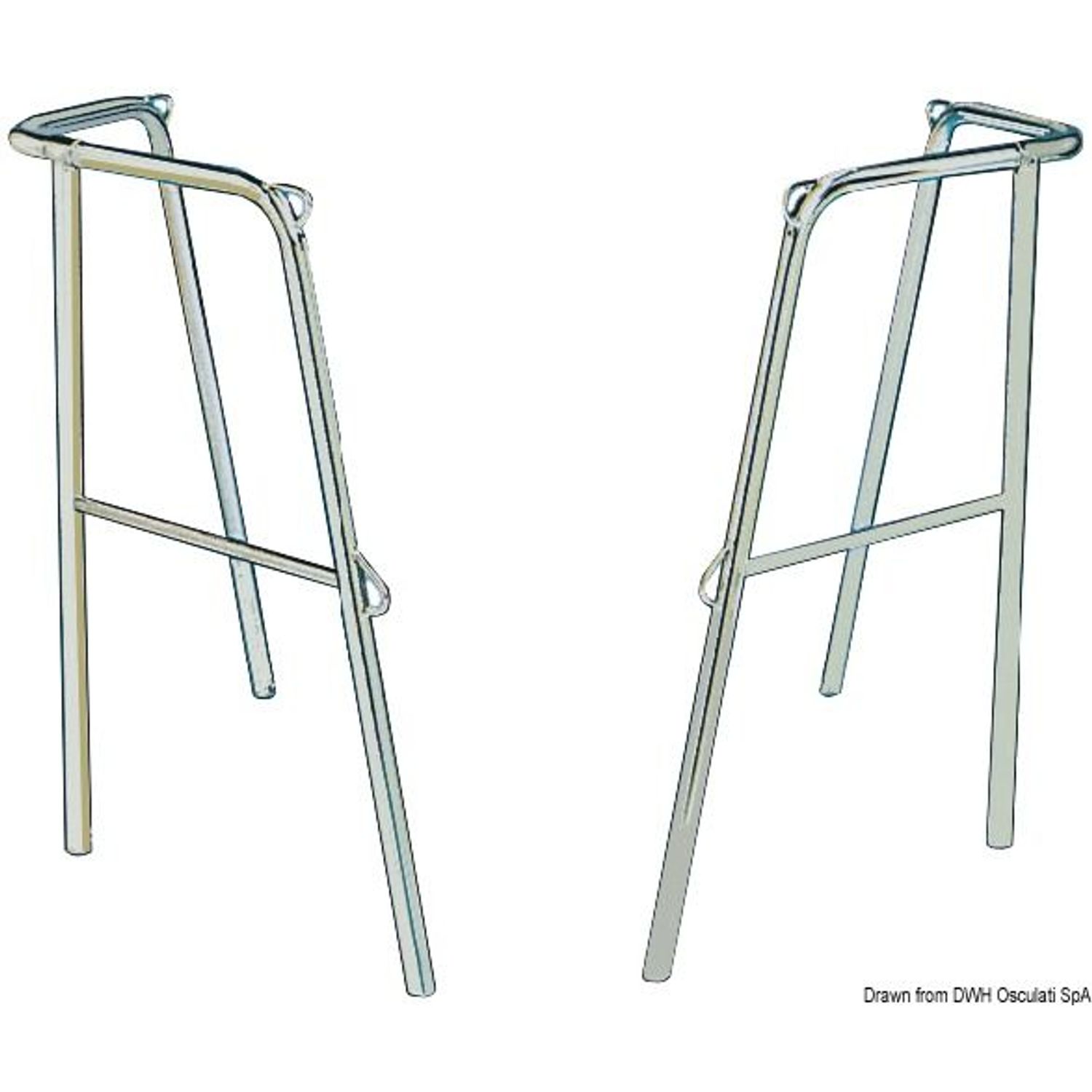 SS 2-delad akterpulpit 40x43x60 cm