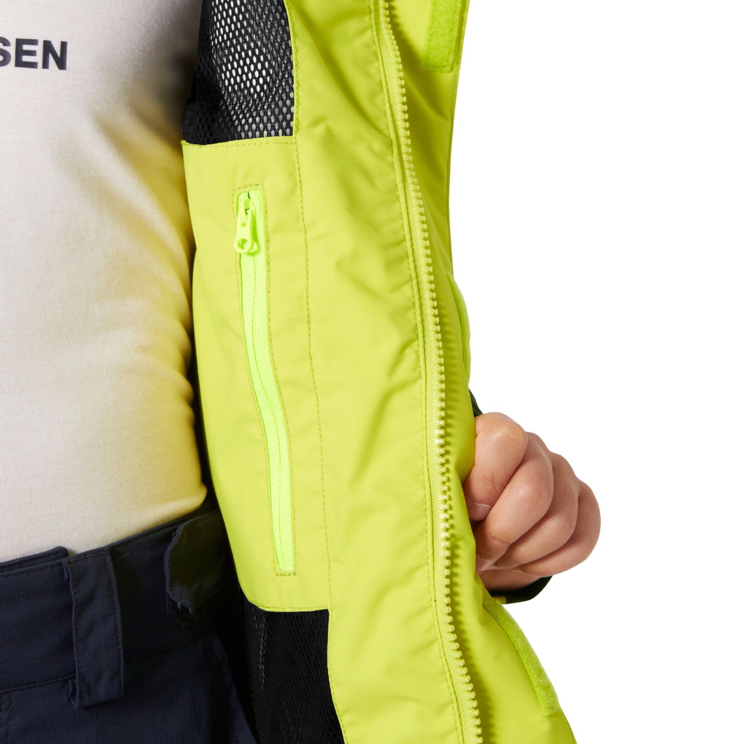 Seglarjacka salt port 2.0 junior gul