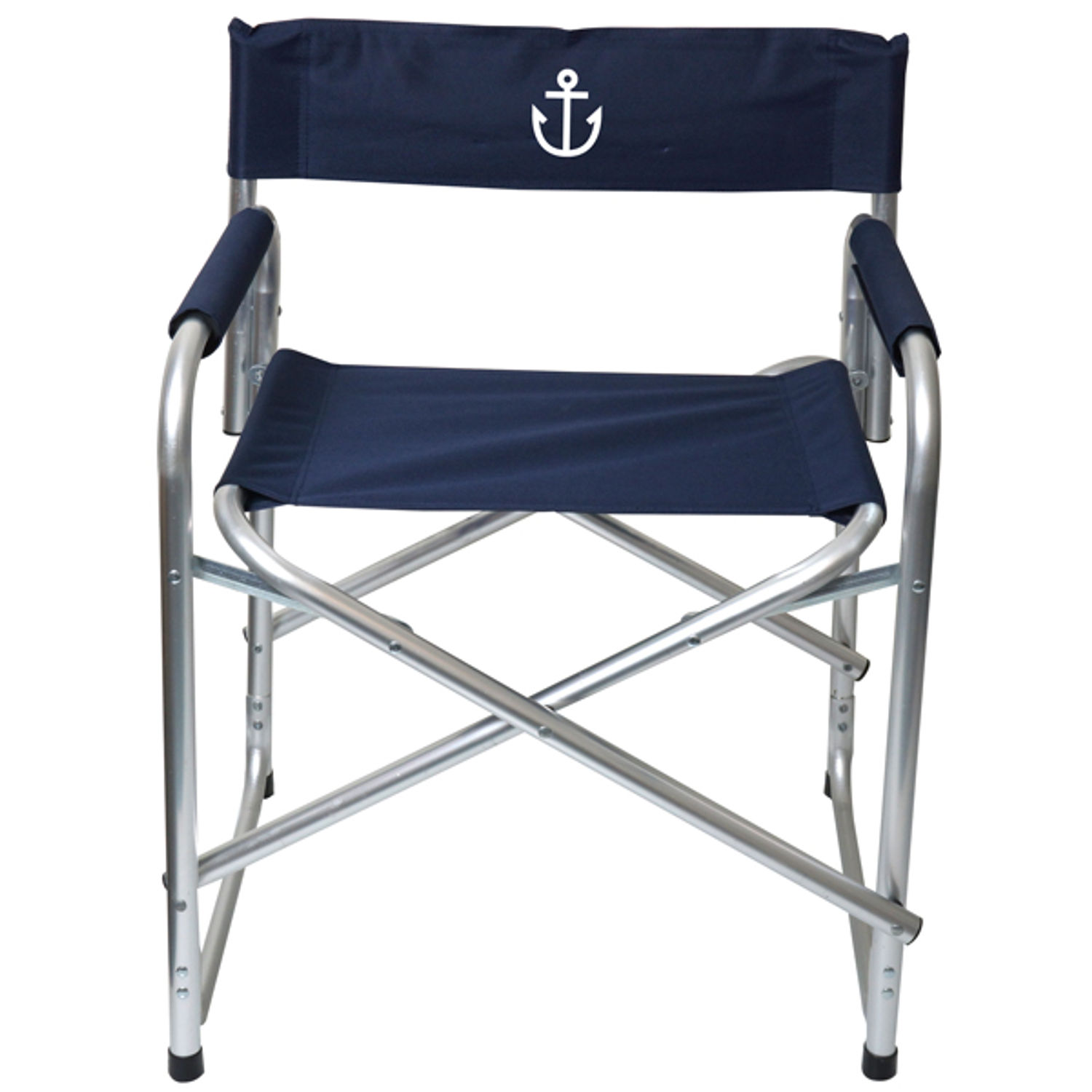 1852 Dekkstol blå aluminium L50 x D42 x H74cm