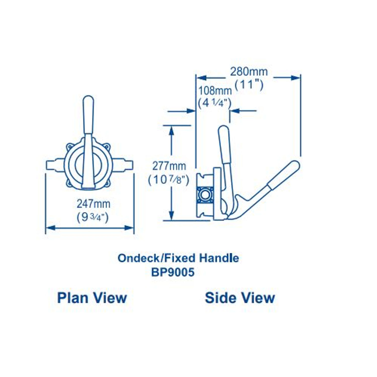 Whale Gusher Urchin, kiinteä kahva