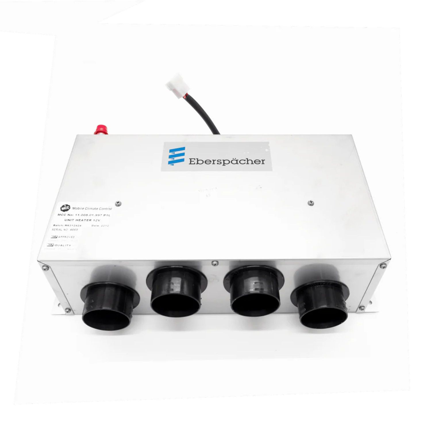 Fläktelement 10 kW 12V 4x60 mm