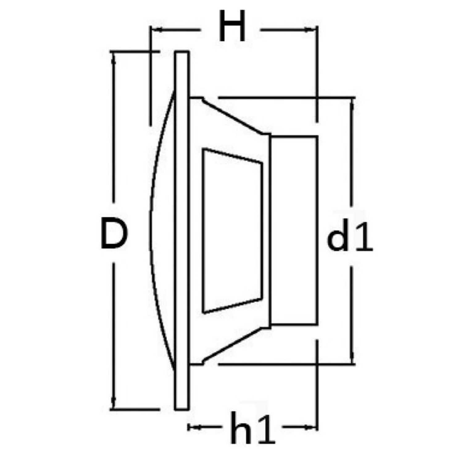 Par dubbelkonhögtalare 3" 2x20 W vita