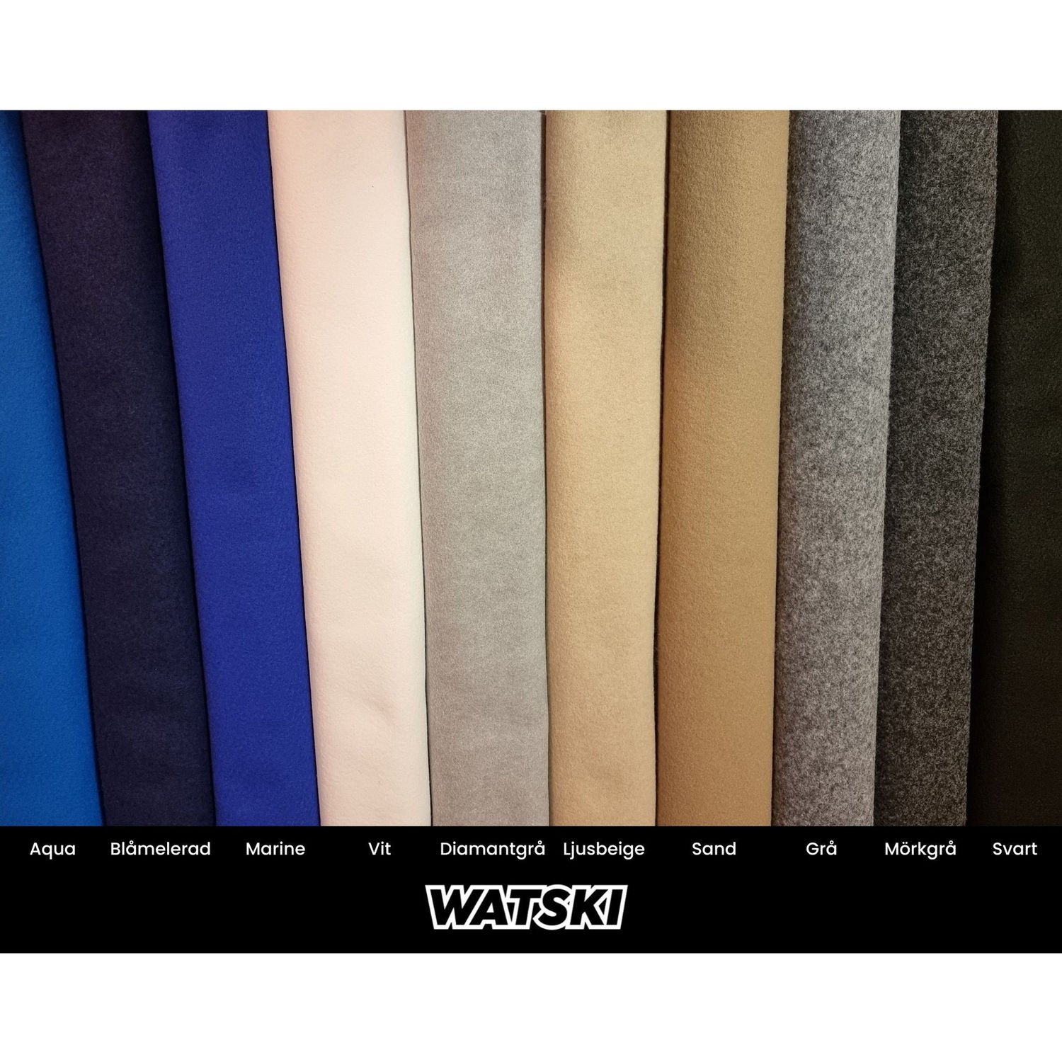 Sisustusmatto huopa 133cm leveä, Sininen melange