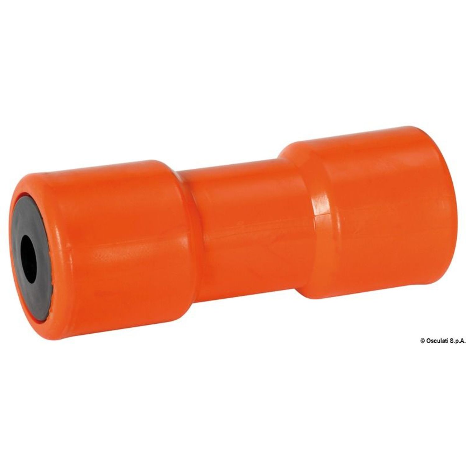 Orange central kølrulle 200 mm Ø hul 21 mm