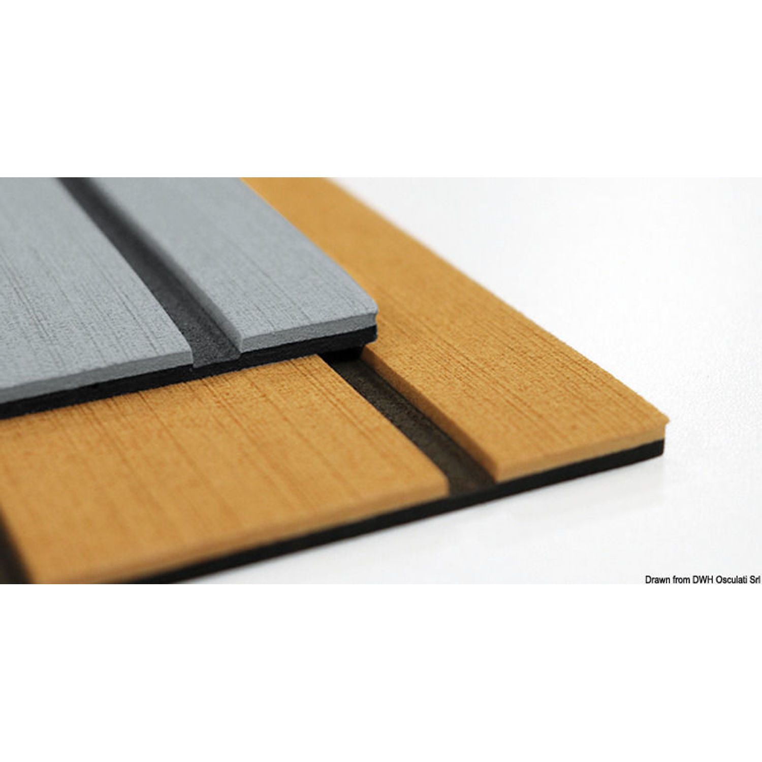 EVA Teak 2400x1200x6 mm grå farge