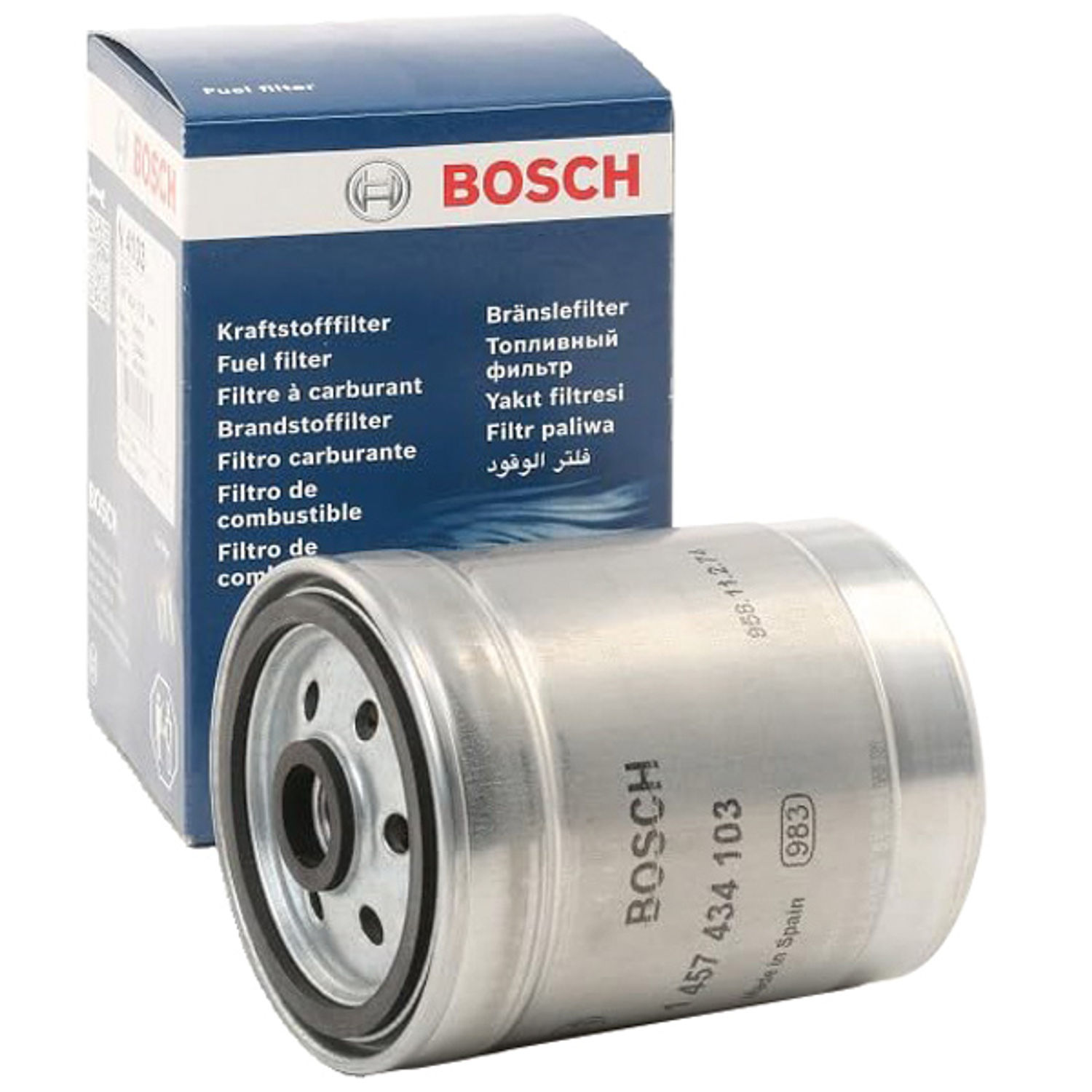 Bosch brændstoffilter N4103, Bukh 126mm kort