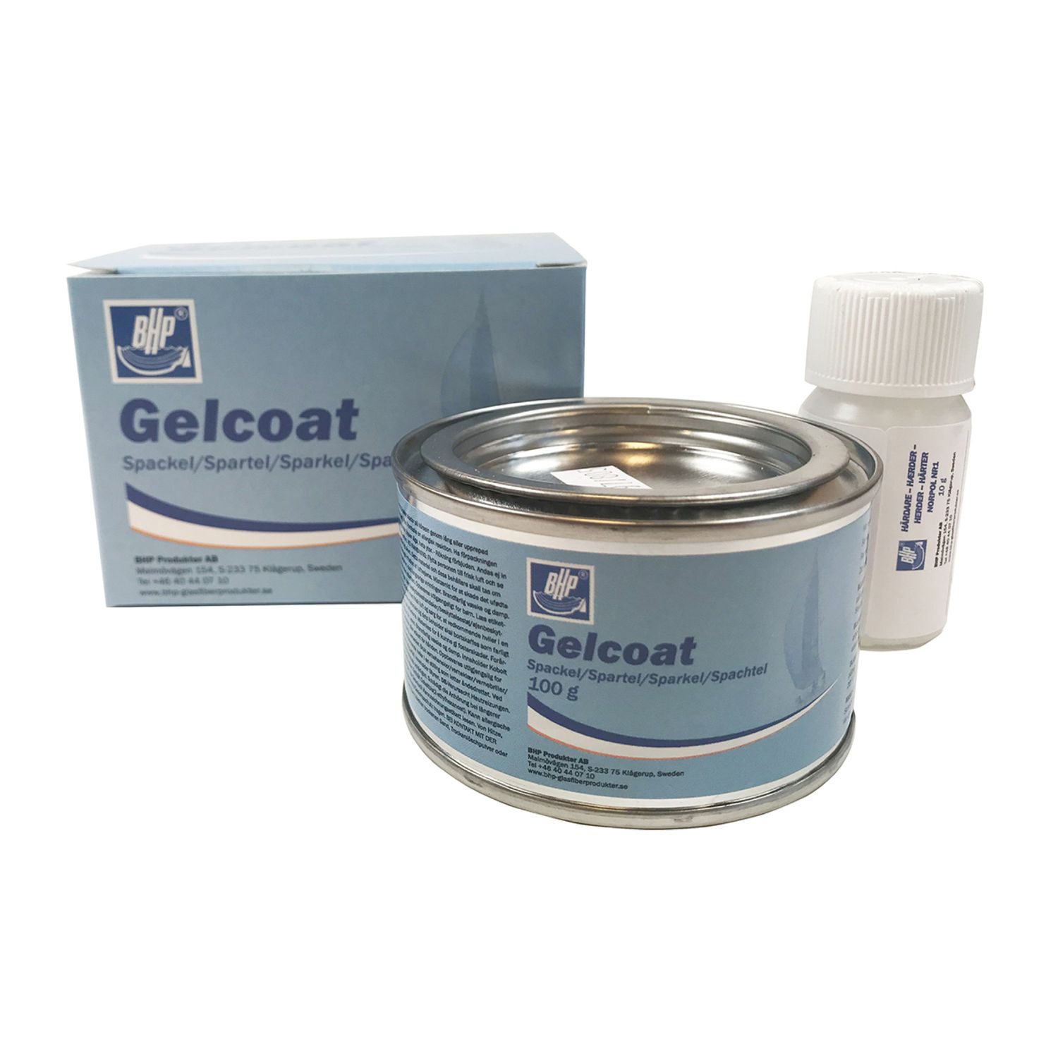 Gelcoat-tasoite punainen 20006, 100 g