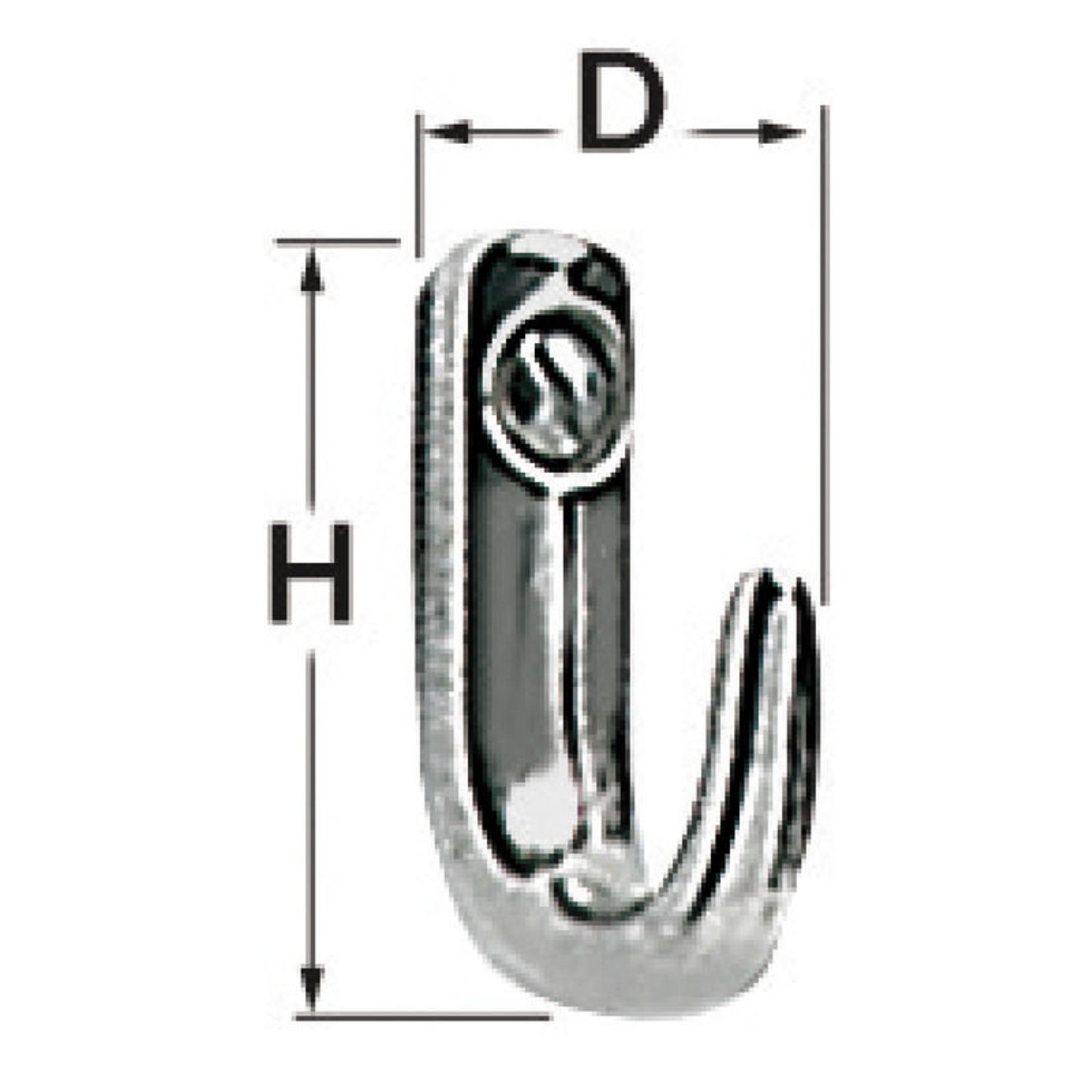 Polert SS krok 29x32 mm