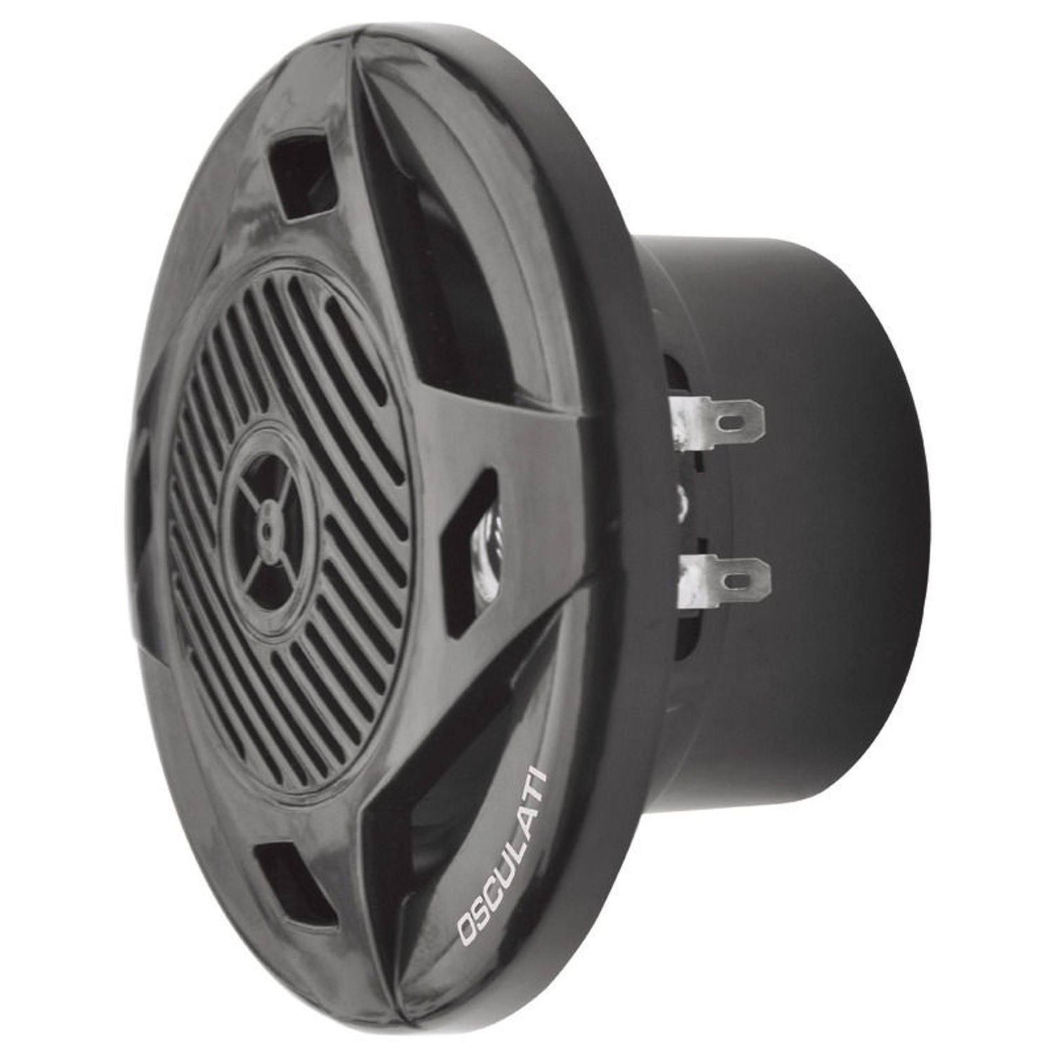 Par svarta dubbelkonhögtalare 5.25" 2x40 W