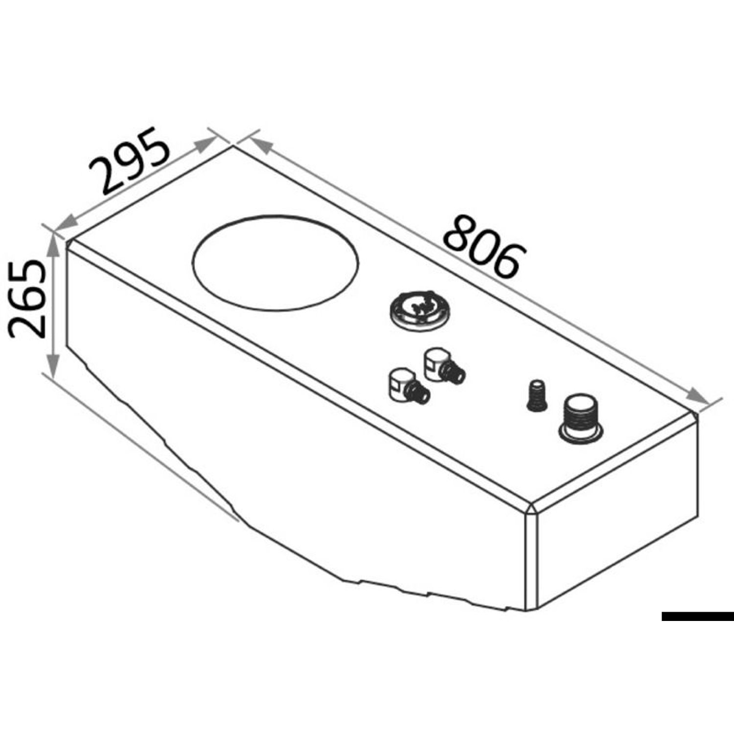 Bränsletank 40 l