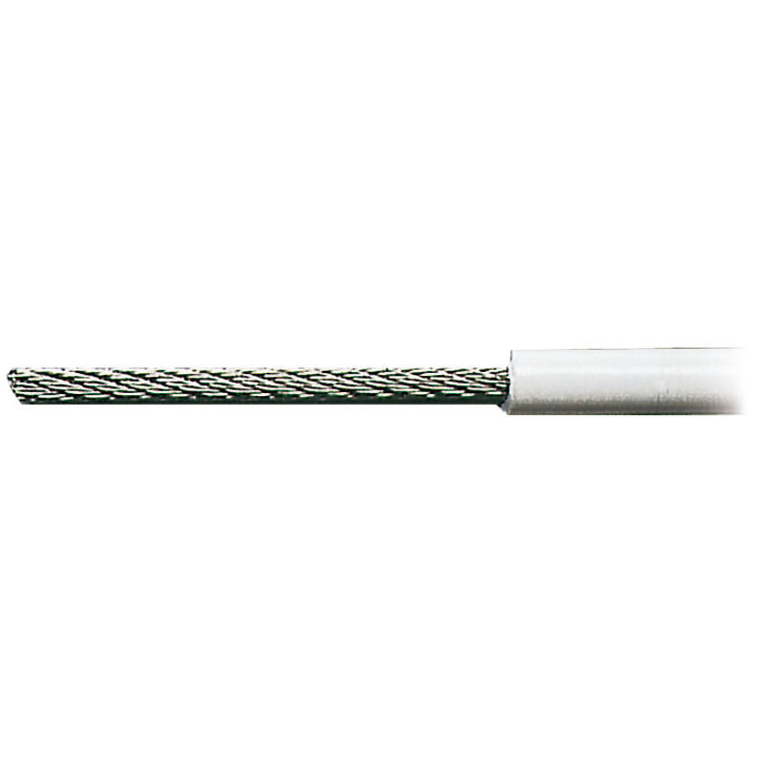 Vaier AISI 316 49-trådig PVC-belagt 3 x 6 mm