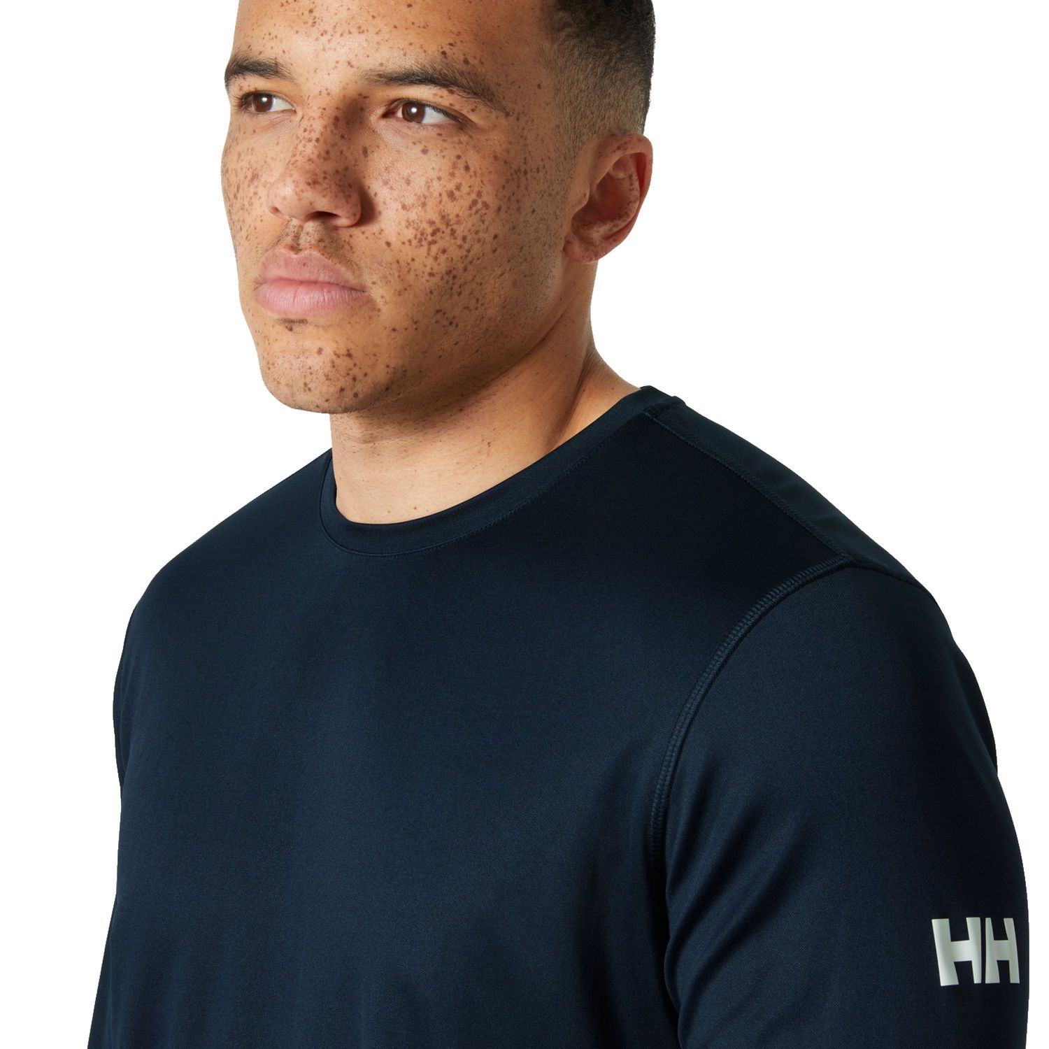 Langærmet trøje HH Tech Crew 2.0 herre navy