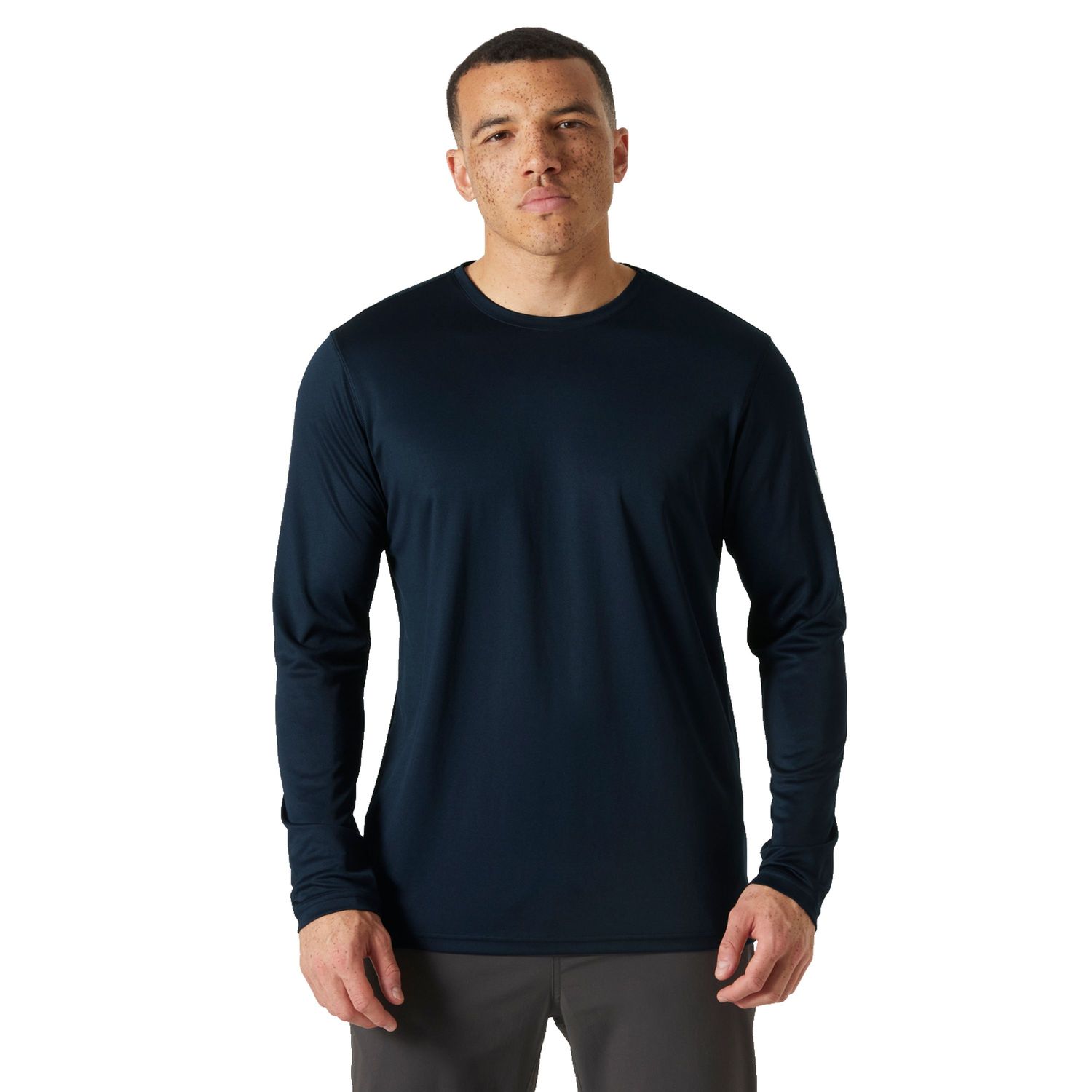 Langermet trøye HH Tech Crew 2.0 herre navy