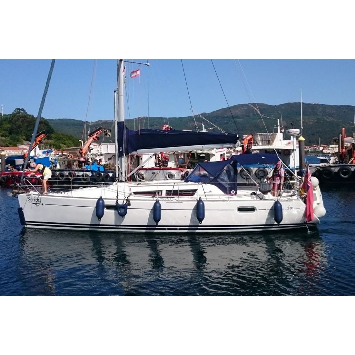 Dan-Fender Yacht Hvit/Svart