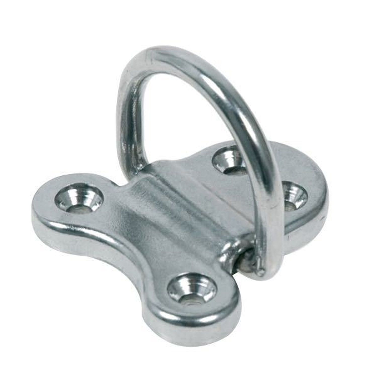 Pad-eye rustfri, foldbar, 4 huller