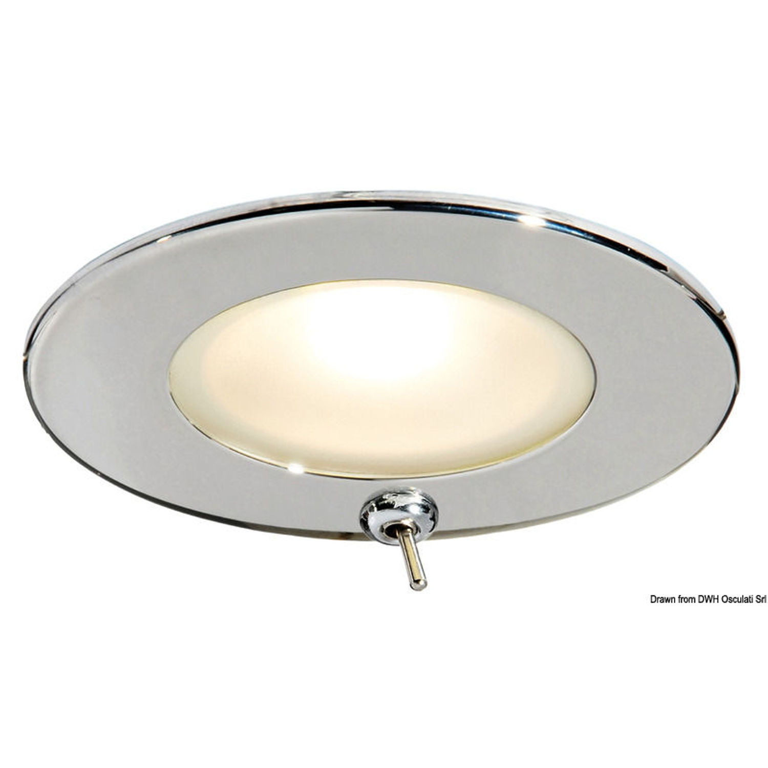Atria II LED innfelt taklampe speilpolert IP40