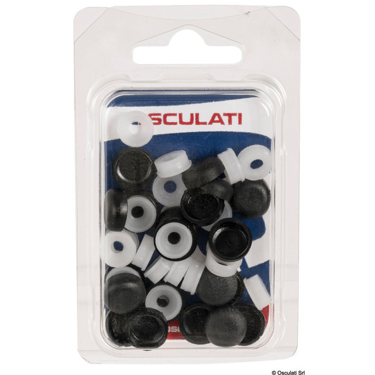 Skive med snap-on hette svart 3.5/4.2 mm