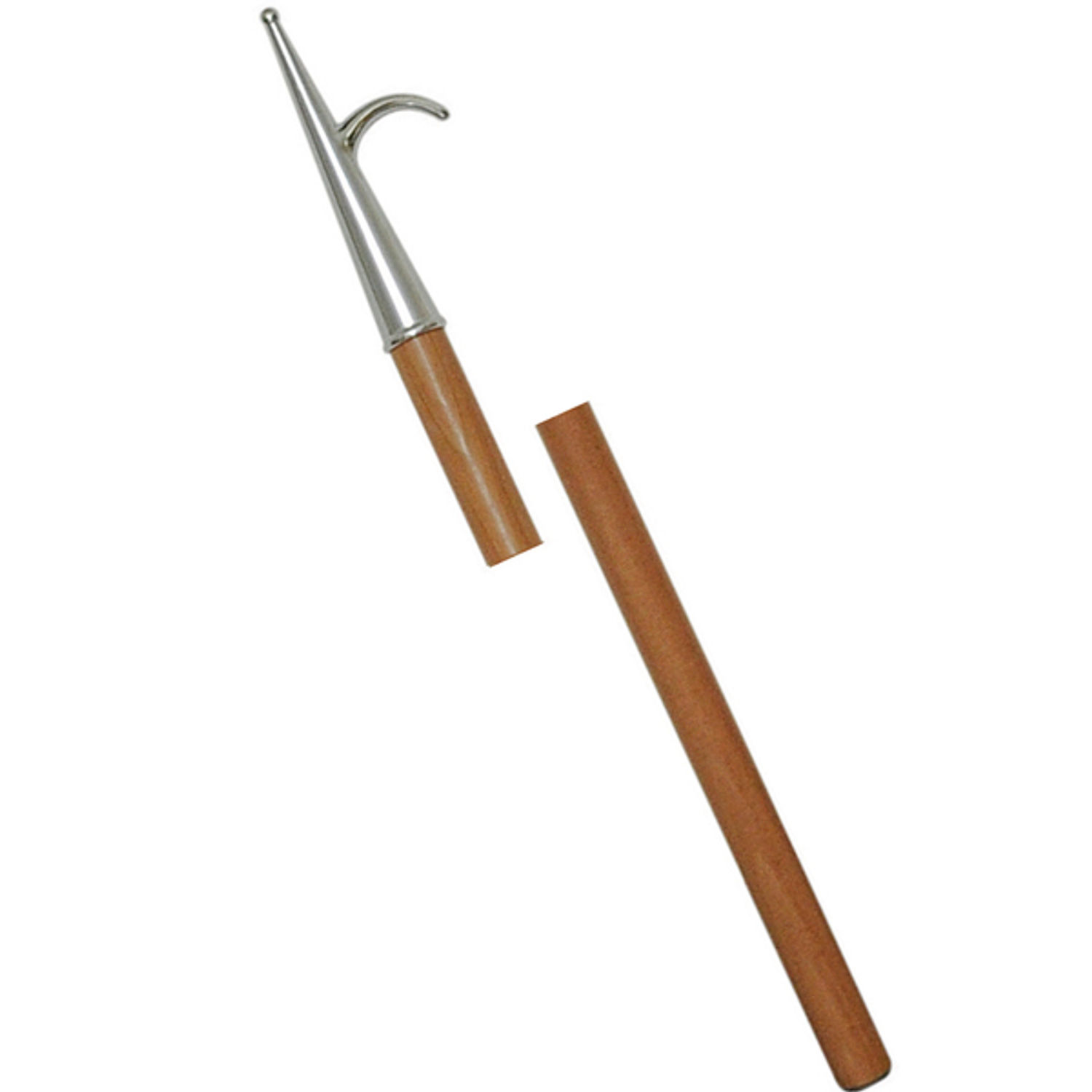 Venekoukku lakattu puu Ø30mm venekoukun kärki RF 260cm
