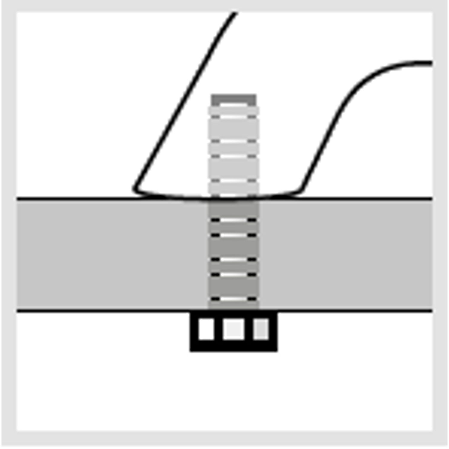 Båtsystem Griberække Indvendig Bolt, 200mm