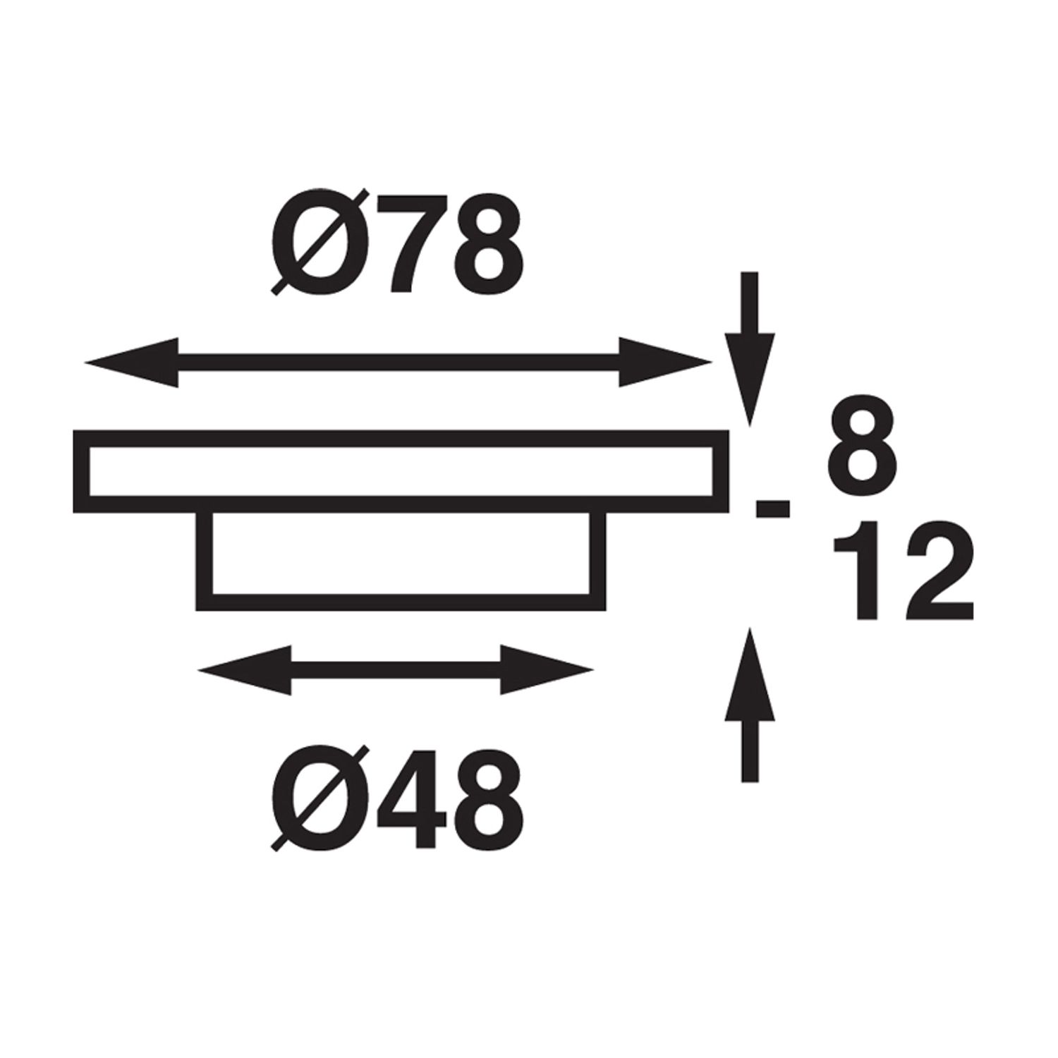 Corona SMD LED, Børstet stål