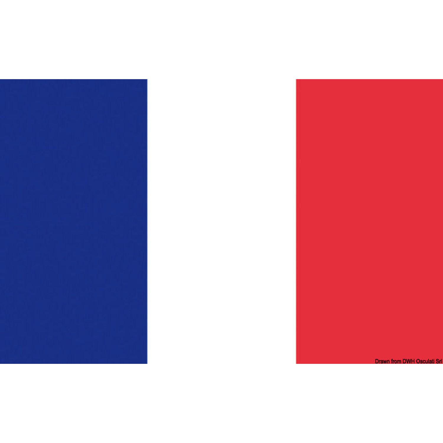Flag Frankrig 30 x 45 cm