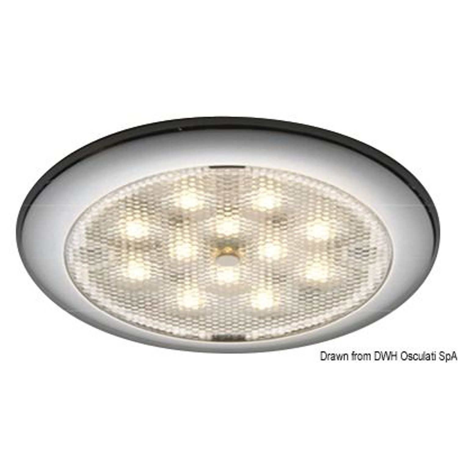 Procion dag/natt LED-taklampe hvit + blå
