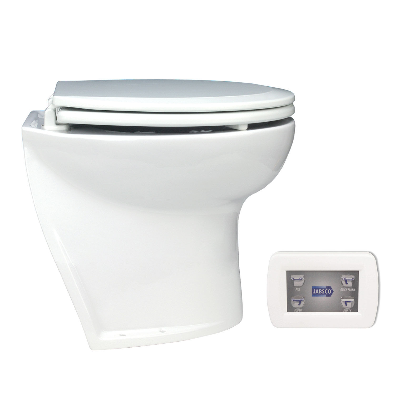 Jabsco Deluxe Flush 14" vinklet.